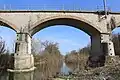 Die Eisenbahnbrücke bei Marsciano