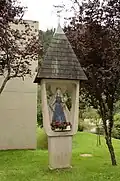 Marienbildstock in Mönichwald, Steiermark, errichtet 1974 (gemäß Rückseite)