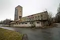 Förderturm und Fördermaschinengebäude des Martin-Hoop-Schachtes IX in Mülsen St. Jacob, 2021 gesprengt