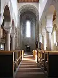 Blick vom Eingang auf den Chorraum