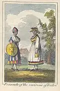 „Vreneli“-Tracht, Mary Anne Venning nach Labrousse 1817