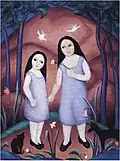Mary Harvey Tannahill: The Sisters (1920). Greenville County Museum of Art