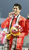 Masaki Ejima Rang vierzehn mit&nbsp;5,45&nbsp;m