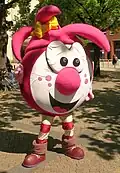 Weibliches Schützenfestmaskottchen Ballerina (2023)