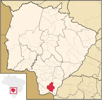 Lage von Iguatemi in Mato Grosso do Sul