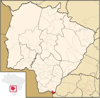 Lage von Mundo Novo in Mato Grosso do Sul
