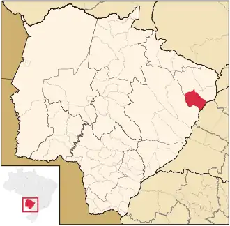Lage von Selvíria in Mato Grosso do Sul