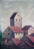 Engelinstor; Ölbild von Matthäus Hofmann (1866–1929)