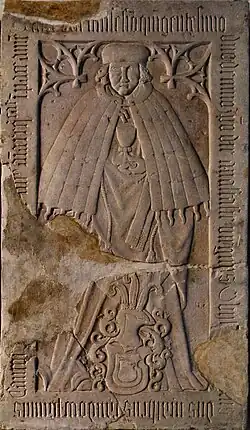 Grabplatte von Mattheus von Randow