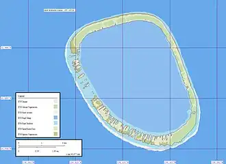 Karte des Atolls