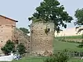 Taubenturm als Überrest des ehemaligen Schlosses