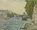 Le Pont St. Michel à Paris (ca. 1904), Öl auf Leinwand, Privatbesitz