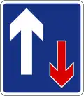 Vorrang vor entgegenkommenden Fahrzeugen