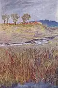 Landschaft an der Unstrut 1912 (Gemälde von Max Klinger)