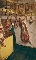 Max Liebermann: Schlächterladen in Dordrecht, 1877