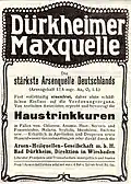 Werbeanzeige, um 1910