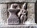 Shiva-Lingam und Frau