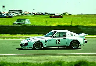 Mazda RX-7 mit der Startnummer 12. Ernesto Soto, Pierre Honegger und Mark Hutchins fuhren diesen Wagen an die 9. Stelle der Gesamtwertung