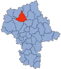 Lage des Powiats