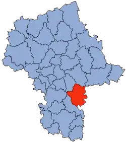 Lage des Powiats