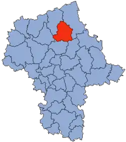 Lage des Powiats