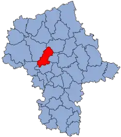 Lage des Powiats