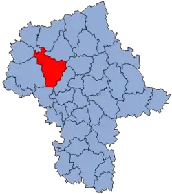 Lage des Powiats