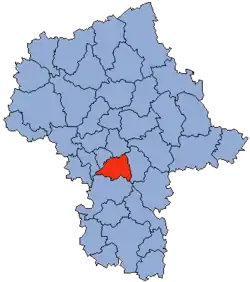 Lage des Powiats