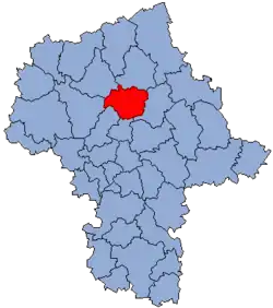 Lage des Powiats