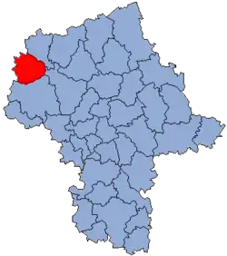 Lage des Powiats