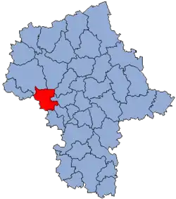 Lage des Powiats