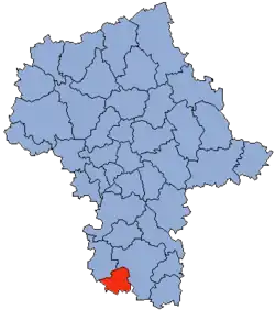 Lage des Powiats