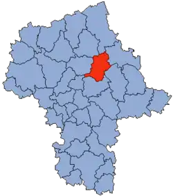 Lage des Powiats