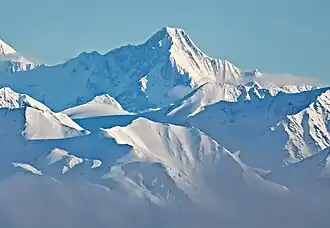 Blick von Südosten auf den McGinnis Peak
