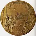 Medaillon für die geplante Triumphsäule