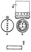 Vorder- und Rückseite der Ehrenmedaille bis zur Neugestaltung 2003