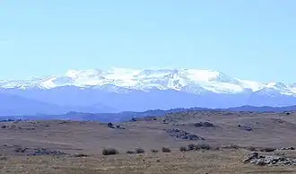 Medicine Bow Mountains vom U.S. Highway 287 im Larimer County in Colorado