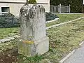 Ganzmeilenstein in Großharthau
