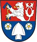 Pflugschar im Wappen von Meltsch