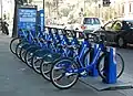 Mietstation in der Swanston Street