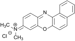 Strukturformel von Meldola-Blau