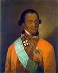 Häufig fälschlich Abraham Petrowitsch Hannibal zugeordnetes Bild von General Meller-Zakomelski