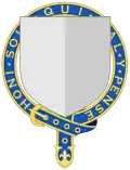 Schnallenband des Ordens als Wappenzusatz