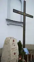 Gedenkstein zum Massaker von Katyn, Gardekirche in Wien