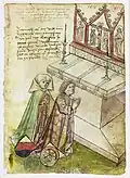 Paulus Volckamer, Pfleger der Mendelschen Zwölfbrüderstiftung, mit seiner Frau Magdalena, geb. Mendel (1473)