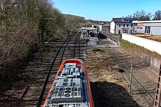 Bahnsteige des Bahnhofs im Jahr 2025