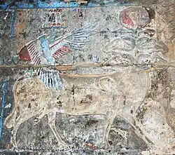 Mendeswidder in Deir el Medina (ptolemäisch)