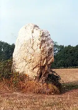 Pierre blanche (Weißer Stein) von Kerbourg