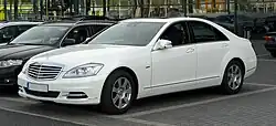 Type W&nbsp;221, Frontansicht (2009 bis 2013)