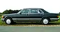 W 126 ab 1985 mit glatten Sacco-Brettern